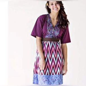 Matilda Jane Paint By Numbers Women’s Dress - size medium